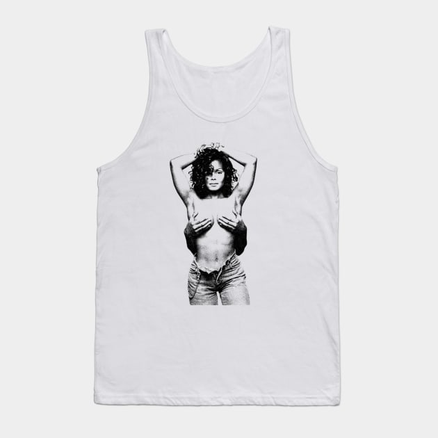 Janet Jackson - rnb Tank Top by SIIMAG ARTS